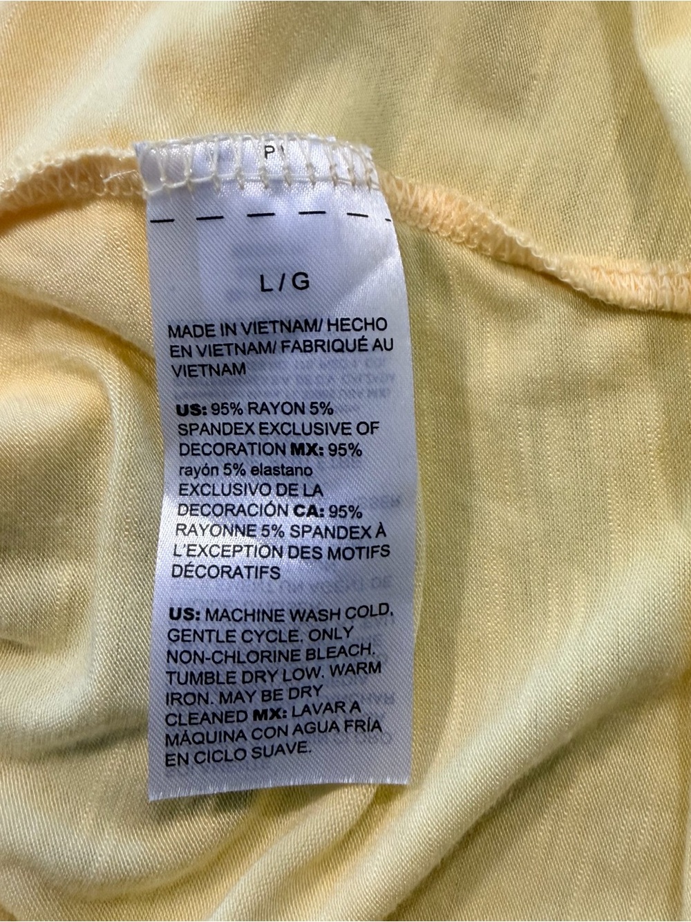 White House Black Market Pale Yellow V-Neck Dolman Top - Picture 4 of 7